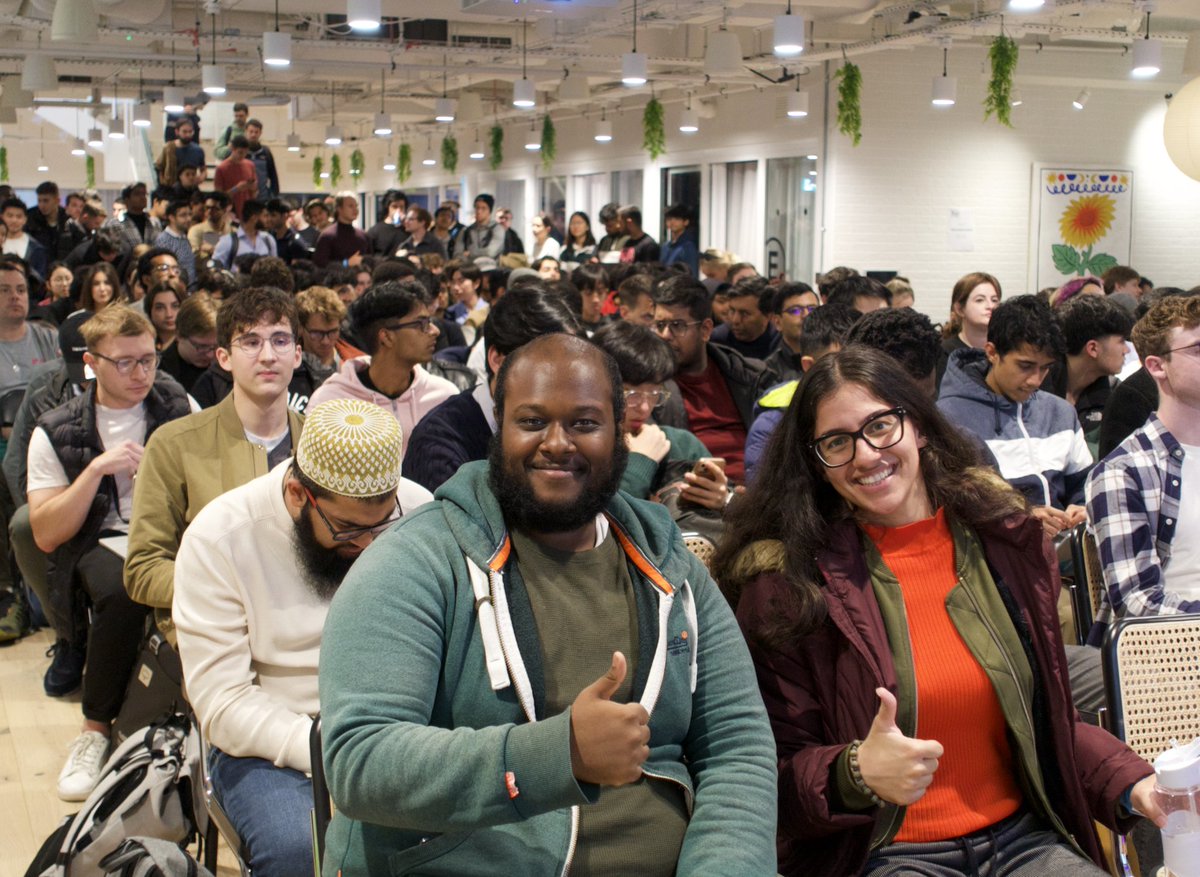 encodeclub's tweet photo. Projects submitted. Winners chosen! 🏆 What an epic finale to wrap an incredible Encode London weekend!!
Huge thanks to our hackers, speakers, and partners for an unforgettable conference & hackathon. Stay tuned—more on the winners coming soon! 🚀 #EncodeLondon https://t.co/gy4an76qGd