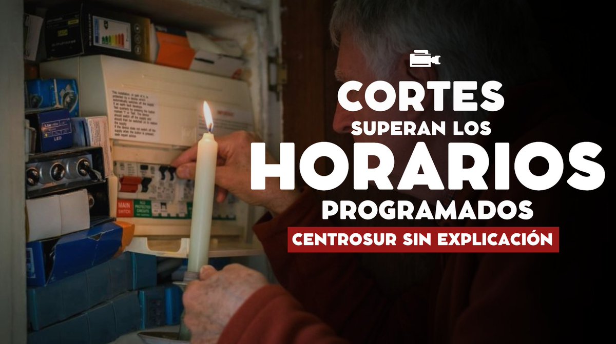 _REDInformativa's tweet photo. A pesar de que el Ministerio de Energía y Minas dio a conocer los horarios para los cortes de energía durante este fin de semana, los horarios se extendieron más de lo previsto.

Ayer, sábado 26 de octubre, hubo centenas de quejas por el aumento de hasta una hora y media en los cortes de la mañana, tarde o noche.

Este domingo 27 de octubre, los cortes se extienden hasta 2 horas más de lo anunciado por el Ministerio de Energía.

El irrespeto de los horarios previstos, impide la organización y la planificación de actividades comerciales y laborales.