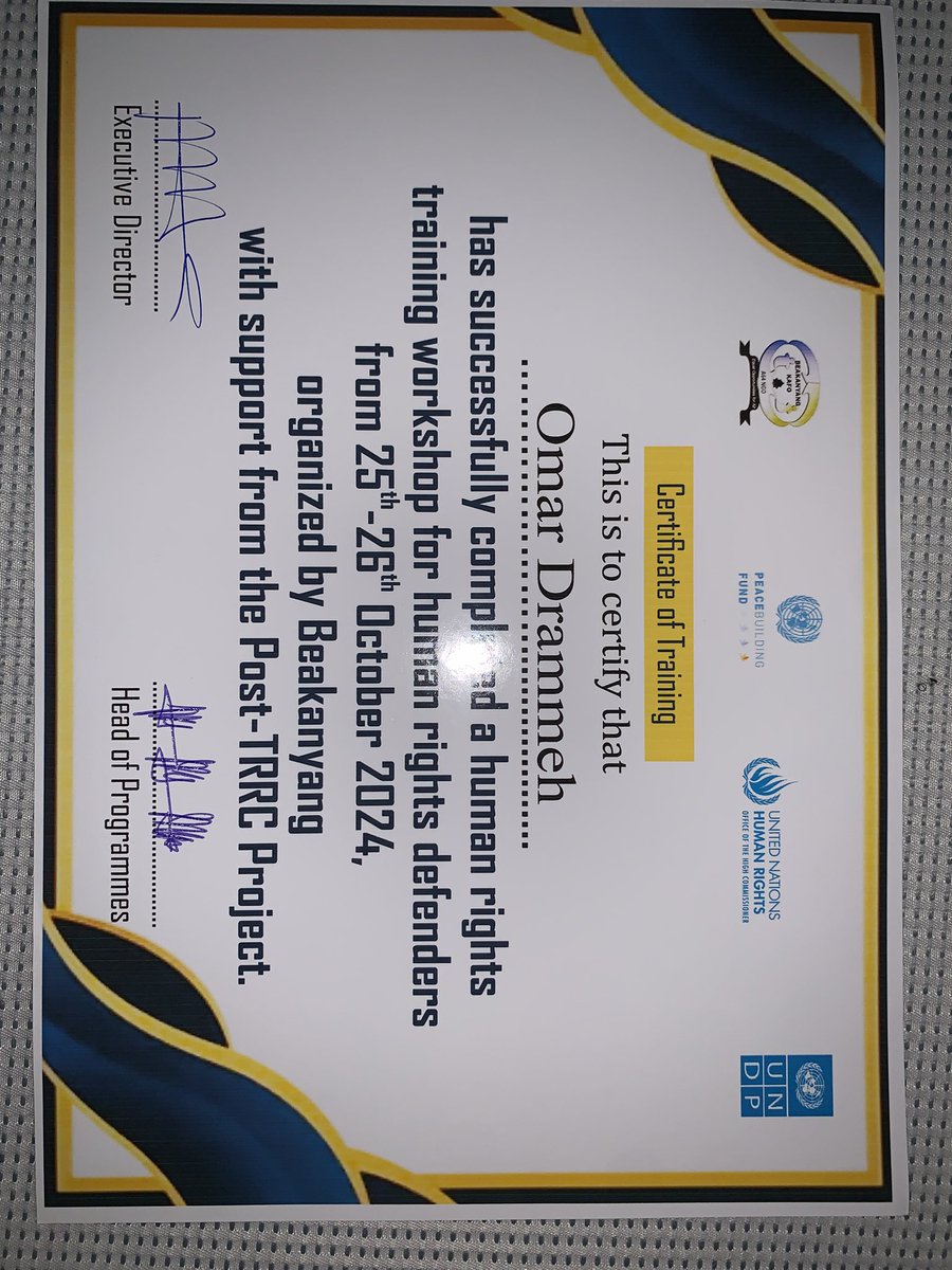 I am honored to be among a badge of young people that attended the Human Rights Defenders Training organized by Beakanyang from the 25th-26th October 2024.

This training equips us  with the knowledge and skills  to advocate effectively for human rights