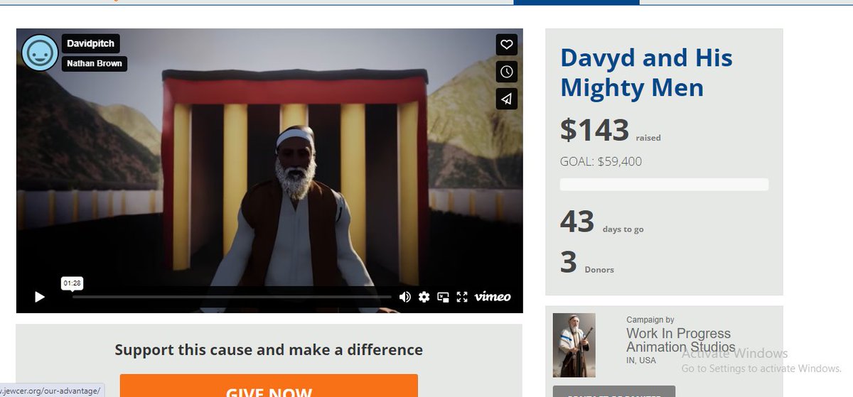 unity_buoi's tweet image. Every bit of support brings King Davyd and His Mighty Men closer to reality! Let’s make this series unforgettable. #CrowdfundingCreatives #SupportAnimation
jewcer.org/project/davyd-…