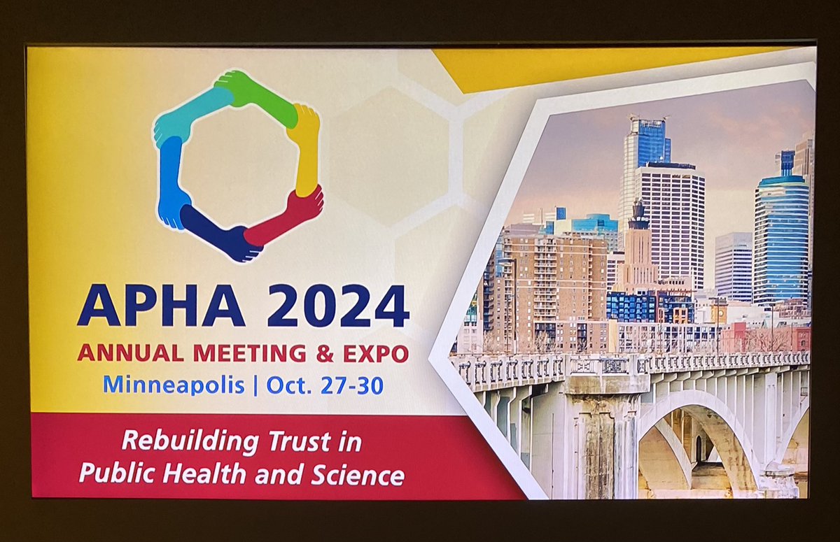 All about that #trustresearch roadshow life at #APHA2024.

Hit me up if you’re here and want a sticker!