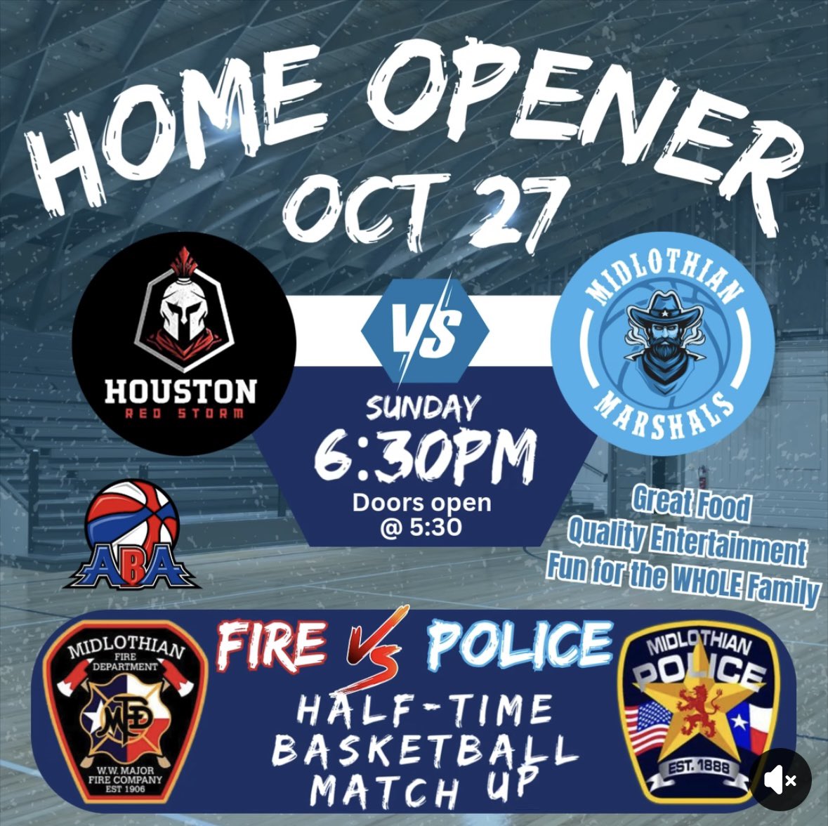 methodistmidlo (@methodistmidlo) on Twitter photo Anybody else excited about the inaugural season and home opener for the Midlothian Marshals! π
Methodist Midlothian is proud to sponsor this local basketball team and provide medical coverage for the players. #MidlothianMarshals #MidlothianTX <a href="/RealABAleague/">American Basketball Association</a> Anybody else excited about the inaugural season and home opener for the Midlothian Marshals! π
Methodist Midlothian is proud to sponsor this local basketball team and provide medical coverage for the players. #MidlothianMarshals #MidlothianTX <a href="/RealABAleague/">American Basketball Association</a>