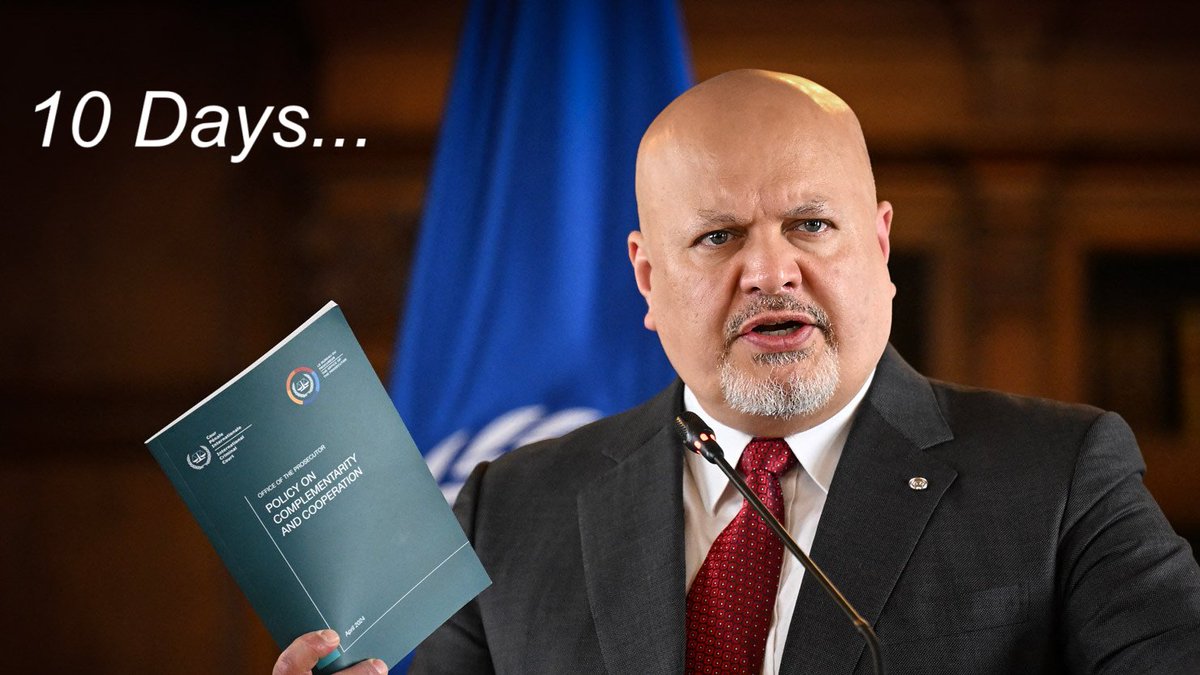 Someone brought to my attention that it has already been 10 days... <a href="/KarimKhanQC/">Karim A. A. Khan KC</a> STOP HIDING!!!
<a href="/IntlCrimCourt/">Int'l Criminal Court</a> <a href="/PaiviKaukoranta/">Päivi Kaukoranta</a> #ICC_Leaks