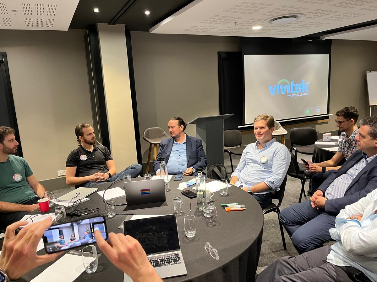 WalletGuruLLC's tweet photo. Discussing the future of payments and #Codius at the #ILPSummit24 with @_emschwartz  @justmoon @avolakatos  @WalletGuruLLC . The journey continues! 🌐 🚀 https://t.co/wU7AjFRKIx