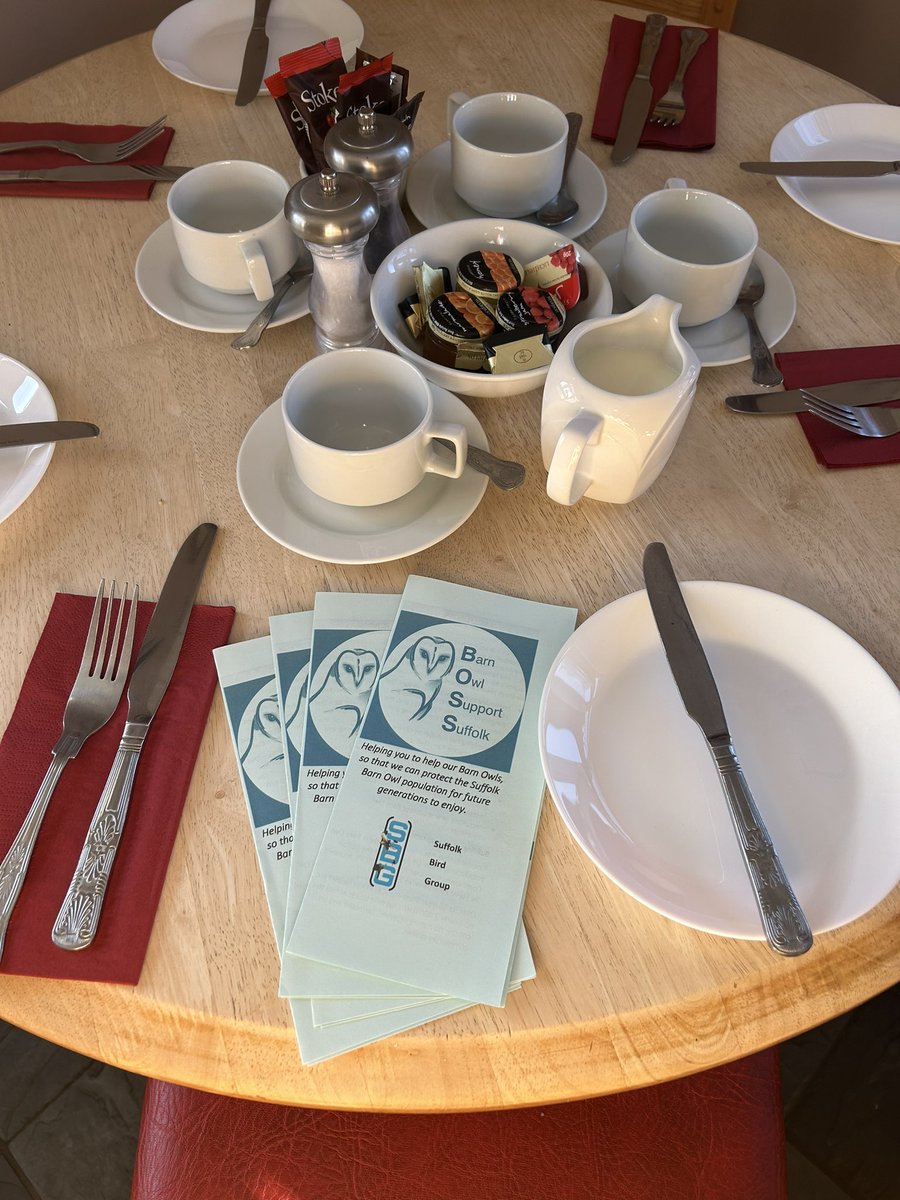Sally (@sallybirding) on Twitter photo A unique breakfast today representing BOSS (Barn Owl Sport Suffolk) with <a href="/DPearsons/">Dave Pearsons</a> who gave a fantastic talk on Barn Owls. Big thanks to Dave and the Laxfield Royal Oak for hosting! <a href="/SuffolkBirdGrp/">Suffolk Bird Group</a> A unique breakfast today representing BOSS (Barn Owl Sport Suffolk) with <a href="/DPearsons/">Dave Pearsons</a> who gave a fantastic talk on Barn Owls. Big thanks to Dave and the Laxfield Royal Oak for hosting! <a href="/SuffolkBirdGrp/">Suffolk Bird Group</a>