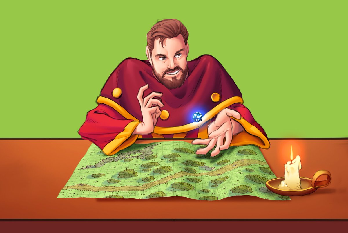 Dungeon Master

#dungeonsanddragons #dnd #oc #characterdesign #originalcharacter #original #rolplay #nat20 #rogue #dwarf #halfling #orc #dragon #commission #digitalart #artcommission