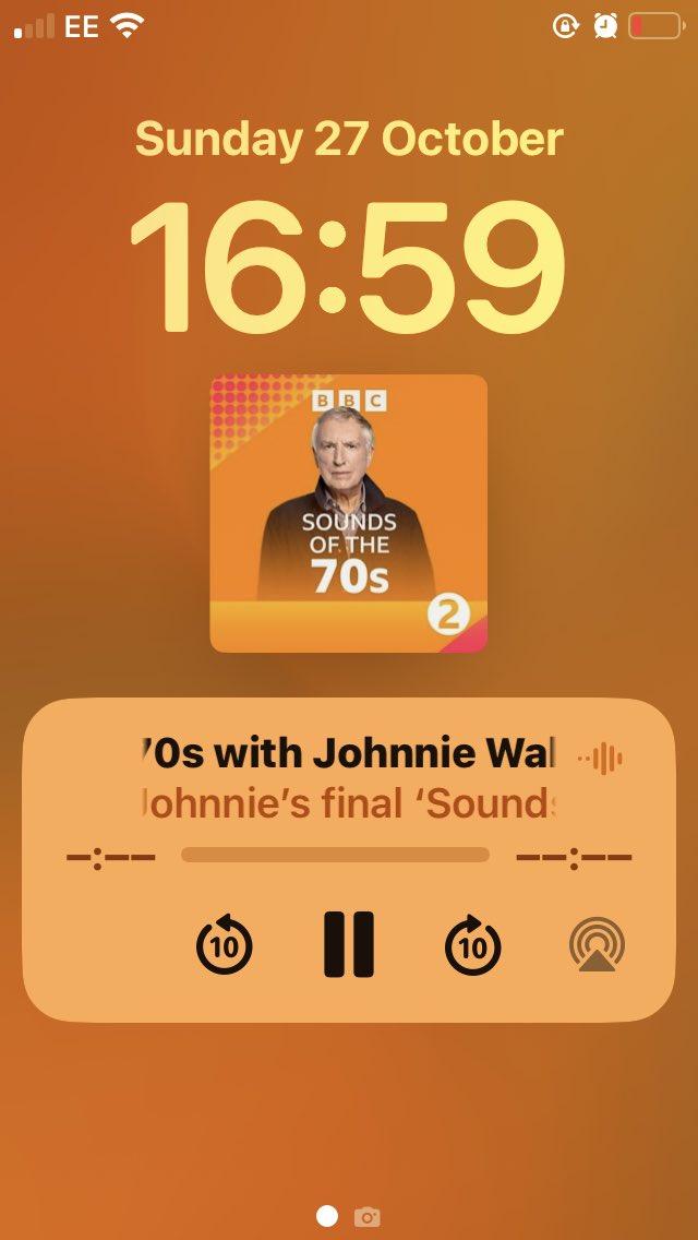 “ We’ve done a lot of living together you and I …
And I’m going to miss you ..
Take care of yourselves and let us walk into the future with our heads held high …”

Johnny Walker final Radio show ..
27-10-2024