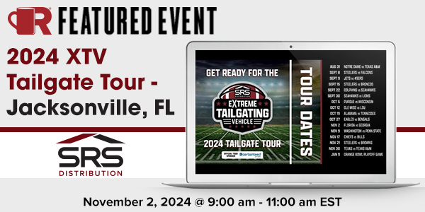 HJEllsworth's tweet image. #RoofersCoffeeShop Event Pick of the Week: 2024 #XTV Tailgate Tour - Jacksonville, FL

Nov 2, 2024 
9:00 am - 11:00 am EST

Learn More and Register Here
rooferscoffeeshop.com/event/2024-xtv…

#SRSDistribution #RoofingProfessionals #RoofingContractors #RoofingIndustry #RoofingEvents