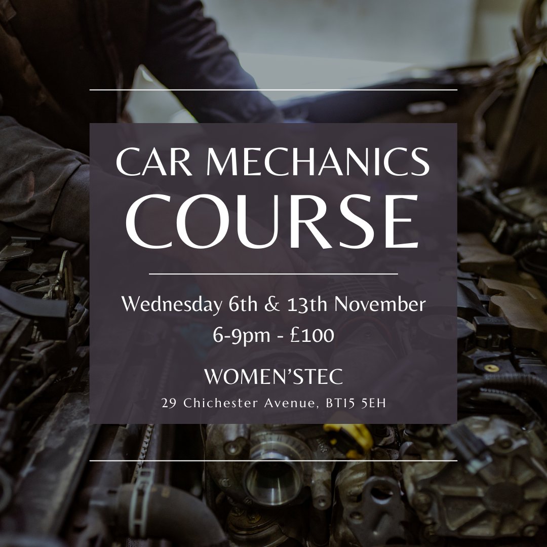 womenstec's tweet image. Hurry! Our Public Classes Are Filling Up Fast! 🚨

🪜 Wallpapering
🚙 Car Mechanics
🚗 Driving Theory
🚽 Fit Your Own Bathroom!

👉 ow.ly/QbrR50TQOZU

#WOMENSTEC #DIYClasses #WomenInTrades #Empowerment #NotJustForBoys #BuildingFutures #DIY #MechanicsCourse #PlumbingCourse