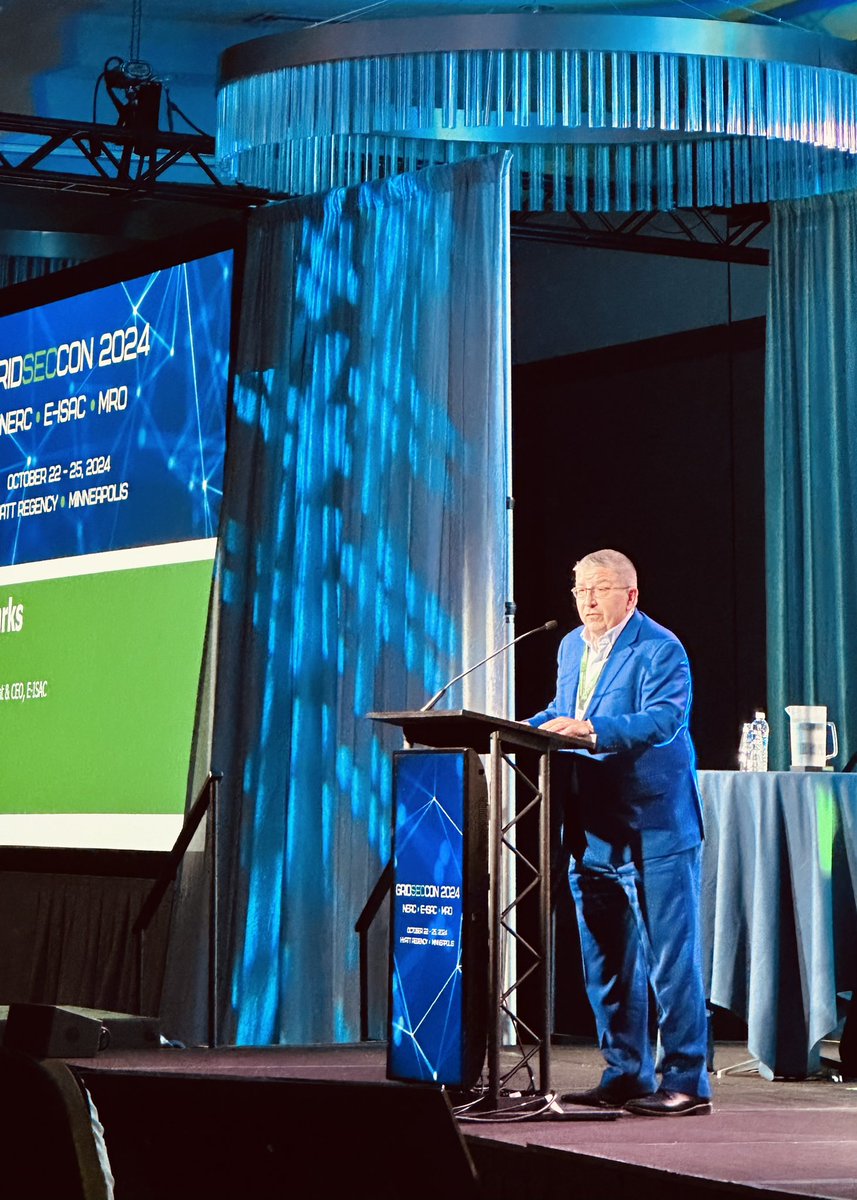 Inspirational week at GridSecCon 2024 this past week.  It closed with touching tribute to Manny Cancel who is (unfortunately for us) set to retire soon.  

Manny has elevated the E-ISAC to incredible heights at a critical time for industry security.  Thank you Mr. Cancel!