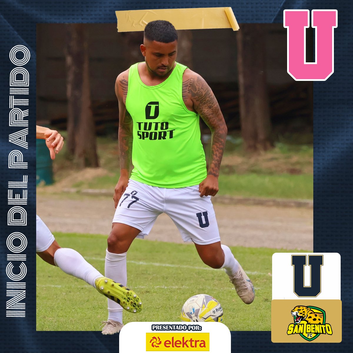 ¡Ya jugamos la #Jornada18 en el Revolución! 🏠🏟️

A dejar #AlmaYCorazón en cada jugada muchachos, es ganar o ganar. 👊💯

CF Universidad 👨‍🎓 🆚 San Benito FC 🐆

#VamosU🔵⚪️🔴