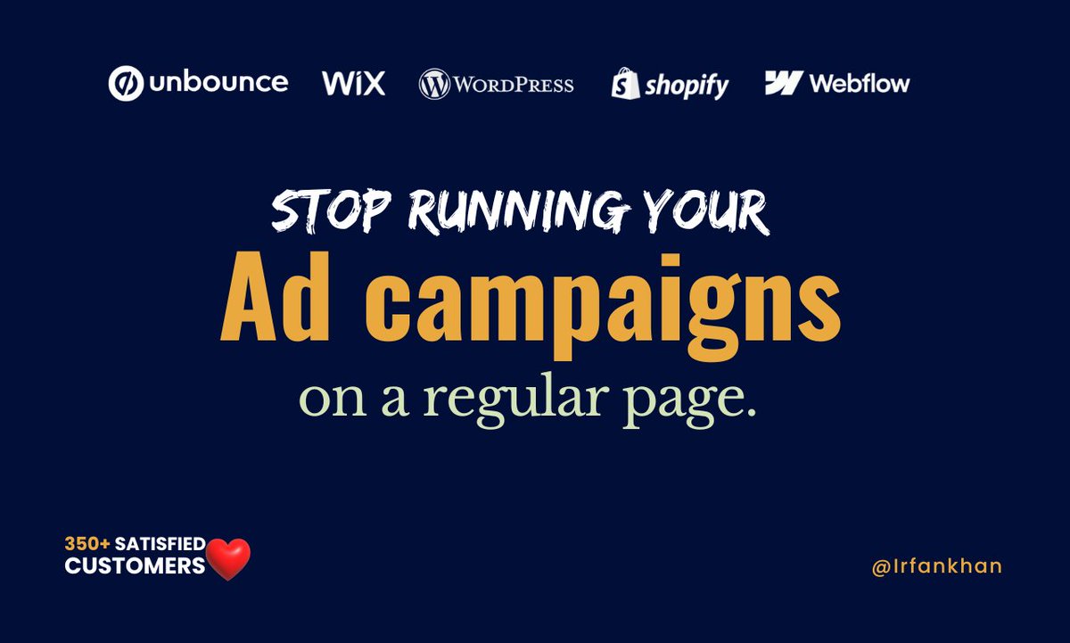 IRFAN KHAN-WordPress Expert. (@codewithirfankh) on Twitter photo ๐๐จ๐งโ๐ญ ๐ฐ๐๐ฌ๐ญ๐ ๐ฒ๐จ๐ฎ๐ซ ๐ฆ๐จ๐ง๐๐ฒ ๐จ๐ง ๐ฒ๐จ๐ฎ๐ซ ๐๐ ๐๐๐ฆ๐ฉ๐๐ข๐ ๐ง๐ฌ ๐๐จ๐ซ ๐ ๐ซ๐๐ ๐ฎ๐ฅ๐๐ซ ๐ฉ๐๐ ๐. ๐๐จ๐จ๐ฌ๐ญ ๐ฒ๐จ๐ฎ๐ซ ๐๐จ๐ง๐ฏ๐๐ซ๐ฌ๐ข๐จ๐ง๐ฌ ๐ฐ๐ข๐ญ๐ก ๐ ๐๐๐๐ข๐๐๐ญ๐๐ ๐ฅ๐๐ง๐๐ข๐ง๐ ๐ฉ๐๐ ๐.
#landingpagedesign #boostbusiness ๐๐จ๐งโ๐ญ ๐ฐ๐๐ฌ๐ญ๐ ๐ฒ๐จ๐ฎ๐ซ ๐ฆ๐จ๐ง๐๐ฒ ๐จ๐ง ๐ฒ๐จ๐ฎ๐ซ ๐๐ ๐๐๐ฆ๐ฉ๐๐ข๐ ๐ง๐ฌ ๐๐จ๐ซ ๐ ๐ซ๐๐ ๐ฎ๐ฅ๐๐ซ ๐ฉ๐๐ ๐. ๐๐จ๐จ๐ฌ๐ญ ๐ฒ๐จ๐ฎ๐ซ ๐๐จ๐ง๐ฏ๐๐ซ๐ฌ๐ข๐จ๐ง๐ฌ ๐ฐ๐ข๐ญ๐ก ๐ ๐๐๐๐ข๐๐๐ญ๐๐ ๐ฅ๐๐ง๐๐ข๐ง๐ ๐ฉ๐๐ ๐.
#landingpagedesign #boostbusiness