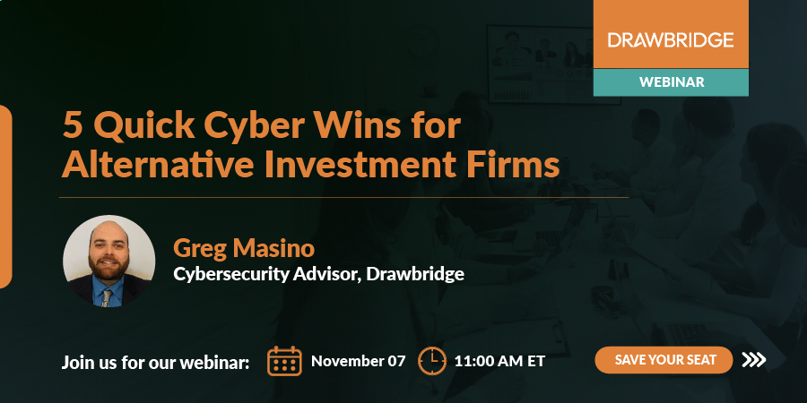 #Alternativeinvestment firms face 200,000 cyber threats daily, leading to $100B in annual losses - and investors are taking note. How prepared is your firm? On 11/7 at 11:00 AM ET our #cybersecurity expert shares 5 quick cyber wins to stay ahead: hubs.li/Q02VXzKM0