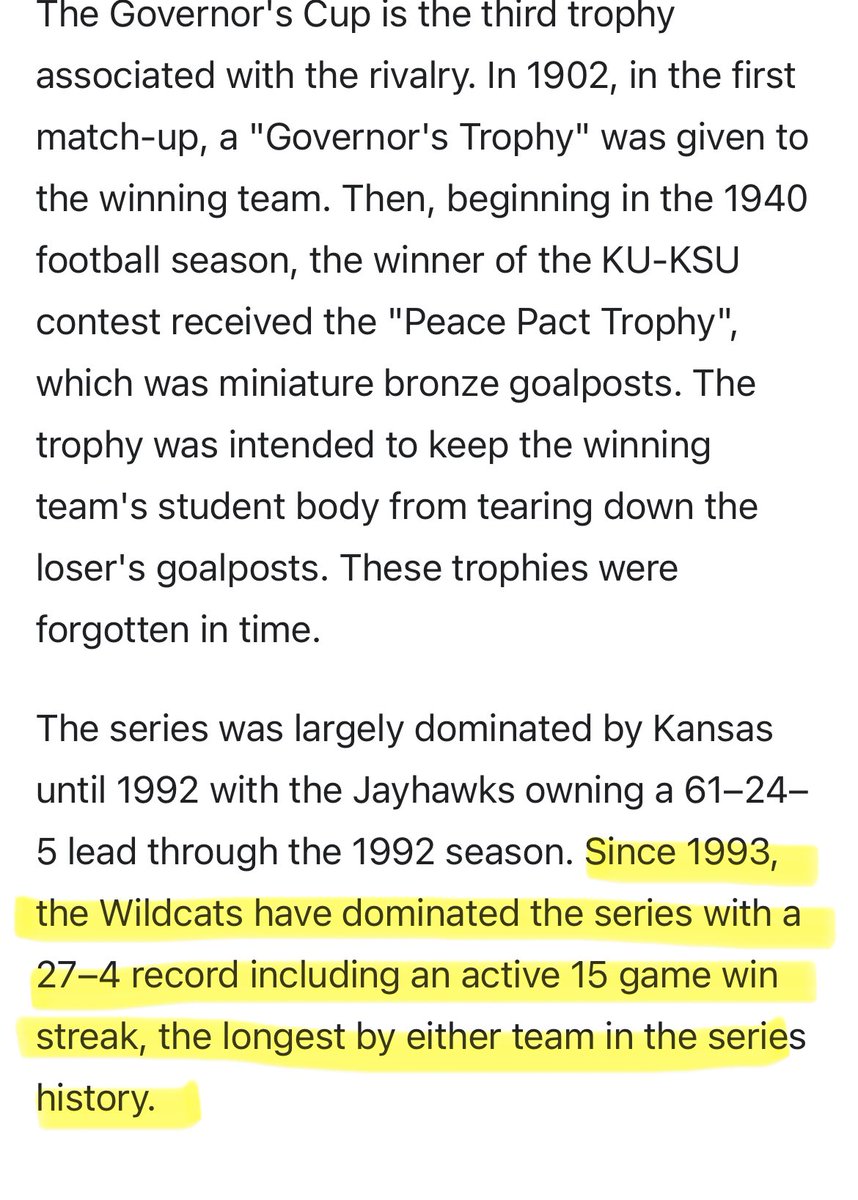 IT_guy8706's tweet image. 31 years, 4 wins. It’s ok to admit that in Kansas, the color of dominance is purple. 

#RockChoke #WhoseYourDaddy