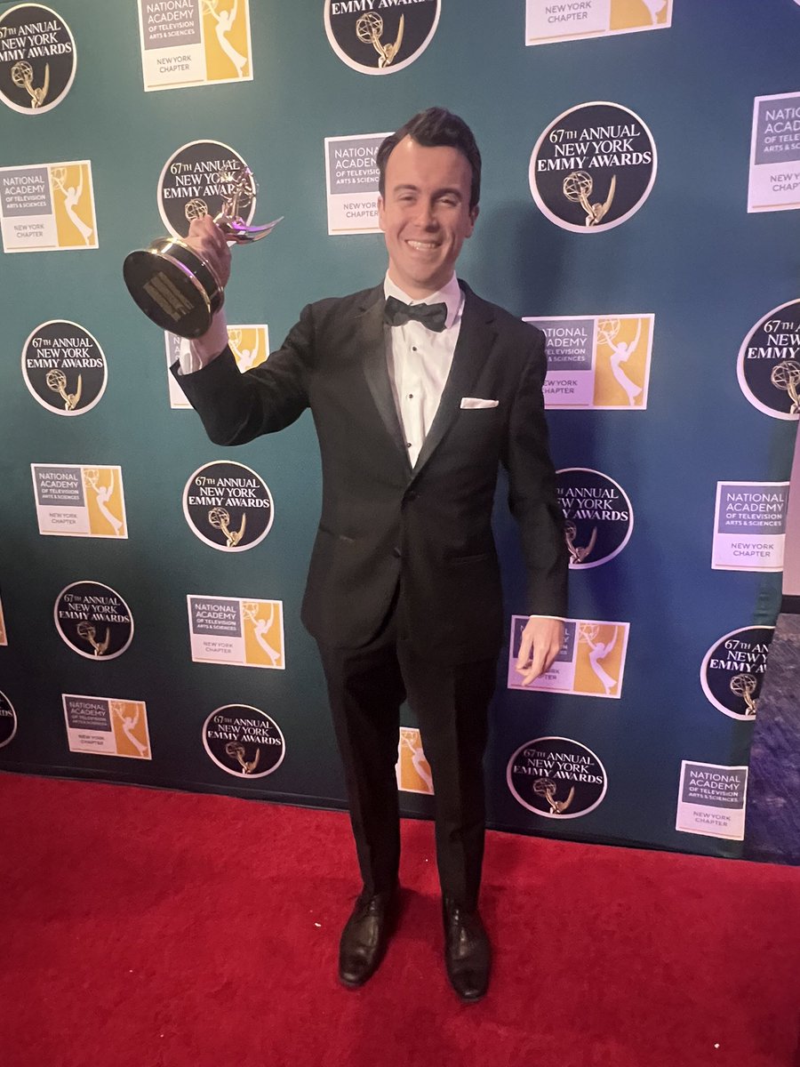 TimMcNicholas's tweet photo. What a night at the @NYEmmyAwards. Proud to have won my first Emmy since starting with @cbsnewyork for an investigation @WalterReports and I did on discrimination in the housing market. https://t.co/PEzJAOvT9C