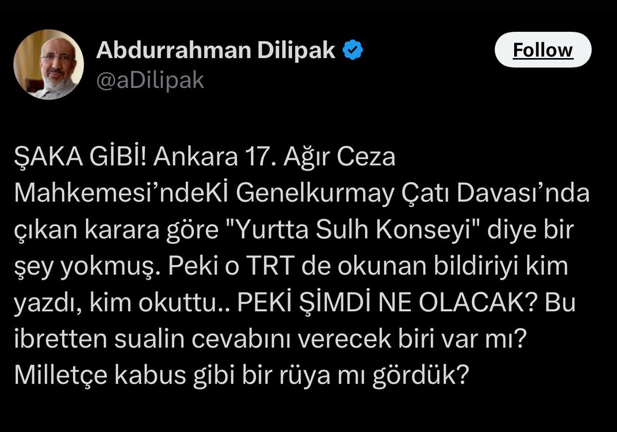 Hayde!
hep beraber “şaşırmış” gibi yapalım…