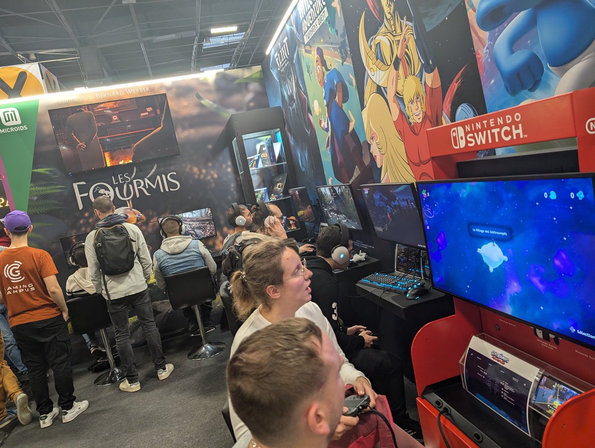 Microids_off's tweet photo. Incroyable @ParisGamesWeek en votre compagnie ! 💚🔥
Quelle a été votre démo préférée sur notre stand ? #PGW24 #MicroidsPGW https://t.co/hoDl98Iayf