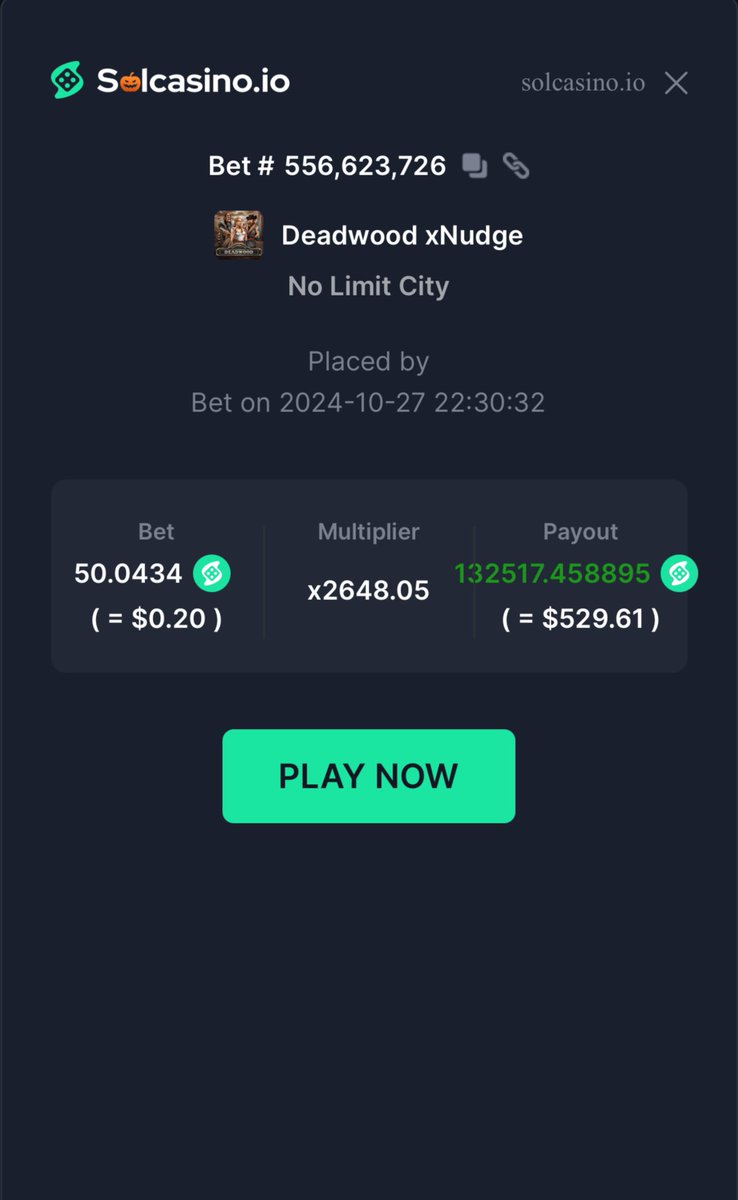 Another hit while completing the conversion for wager, thank you family <a href="/solcasino/"></a> ❤️ 
thank you boss ❤️ <a href="/fiyopi/"></a> <a href="/0xkano/">KANO</a> <a href="/Vakkk777/">Wek</a>