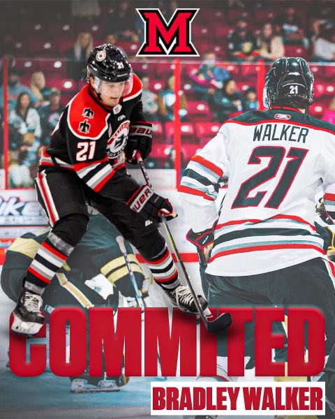I am extremely proud to announce my commitment to play Division 1 hockey at Miami University! I want to thank all my family, friends, coaches, and teammates for helping me along the way! #RiseUpRedHawks