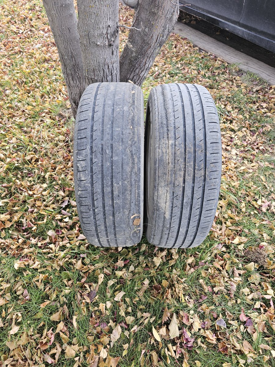 Travelling over 5000km to campaign takes it's toll on the tires. #cutknife #unity #wilkie #maidstone #meota #edam #lashburn #sweetgrass #littlepine #mgbhlm #poundmaker #neilberg #marsden