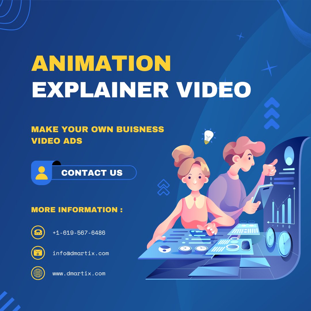 dmartix_dm's tweet image. Description: "Simplify complex ideas and engage your audience with animation explainer videos! Dmartix creates visually stunning videos that help your business communicate its message effectively. Ready to bring your ideas to life? 🎥✨"
Hashtags: #AnimationExplainer #VideoMaking