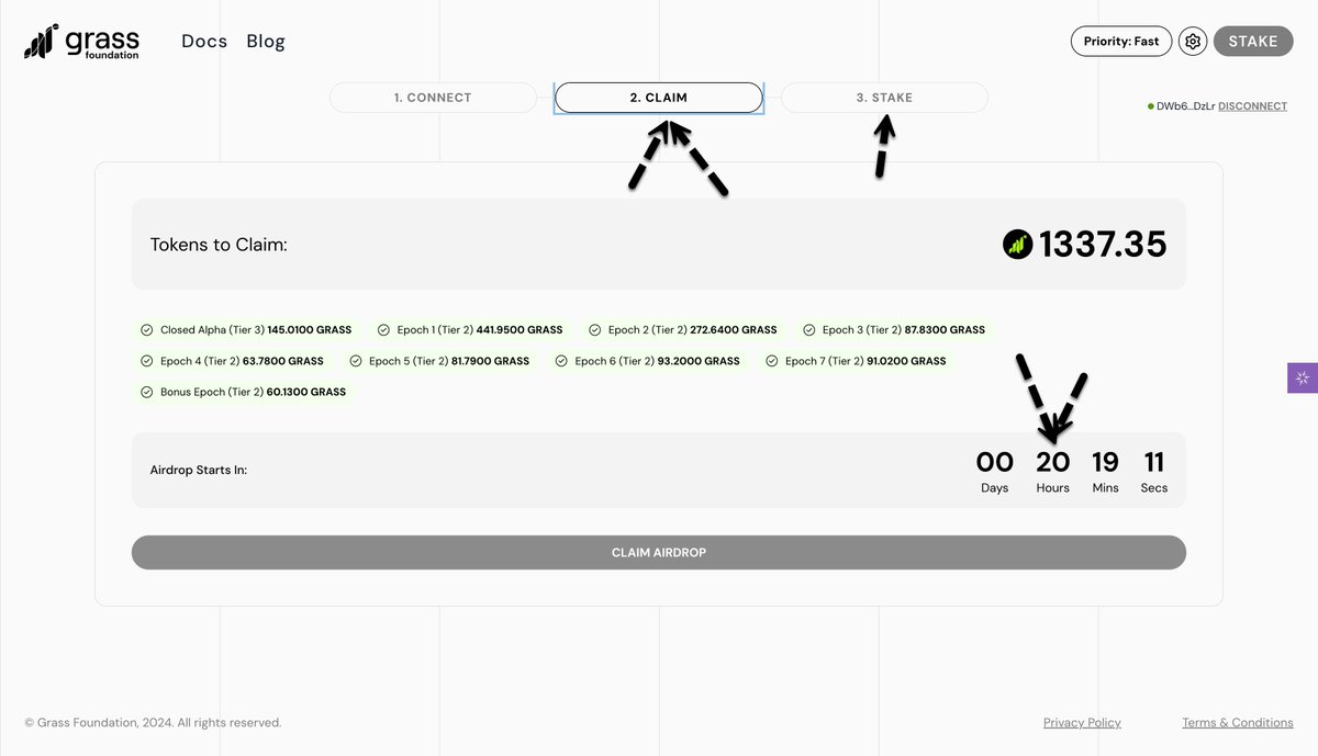 Exciting news! 🚀 𝗚𝗲𝘁 𝗿𝗲𝗮𝗱𝘆 𝗳𝗼𝗿 𝗮𝗻𝗼𝘁𝗵𝗲𝗿 $𝟭𝟬𝟬𝟬  𝗮𝗶𝗿𝗱𝗿𝗼𝗽 𝘁𝗼𝗺𝗼𝗿𝗿𝗼𝘄! ❓ Excited? 😄 ❓ How will you use your $GRASS  tokens? 📅#𝗚𝗥𝗔𝗦𝗦 𝗖𝗹𝗮𝗶𝗺 & 𝗟𝗶𝘀𝘁𝗶𝗻𝗴 𝗨𝗽𝗱𝗮𝘁𝗲 🔘 Token  claim opens on 10/28