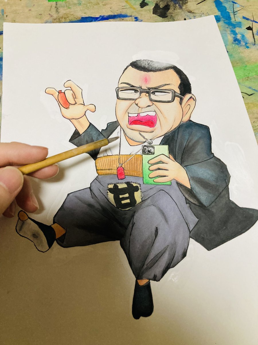 「久々のノリラジ企画に参加させていただきました。 ノリちゃんの色々な細かいところま」|奈頼vs原稿。のイラスト