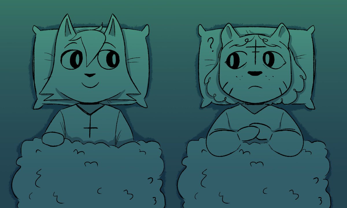 RiataGrace's tweet photo. Ria is helping her sleep better :))
mine and @ darya-bell (tumblr) cotl sonas interacting :D
#cotl #cultofthelamb #cotlfanart #cultofthelambfanart #cotloc #cultofthelamboc #cotlsona #cultofthelambsona https://t.co/8hbmGR76J7