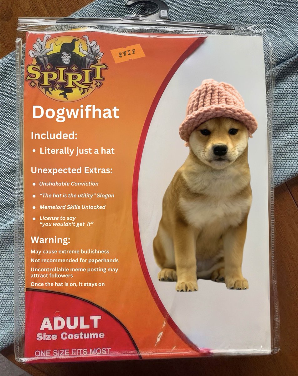 dogwifcoin's tweet image. Halloween gonna be lit