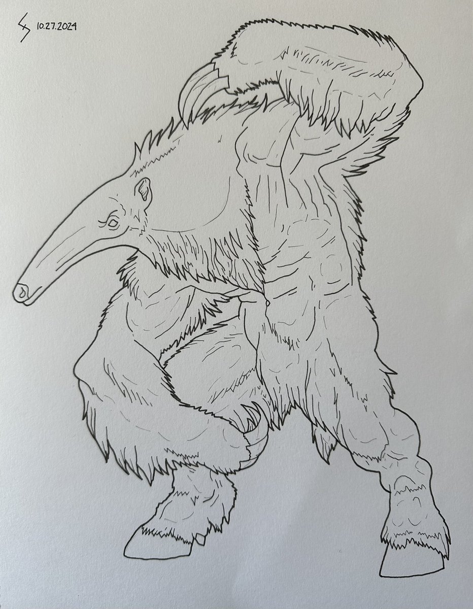 Captain_Syren's tweet photo. Day 27 of Cryptid Inktober, Capelobo, 2 Hours https://t.co/yCbULxq5xQ