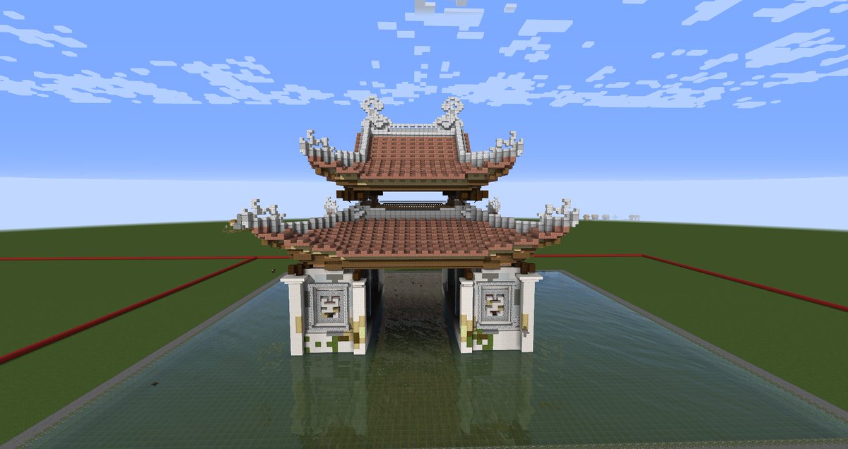 Thay Pagoda, Hanoi 
 #Minecraft #minecraft建築コミュ