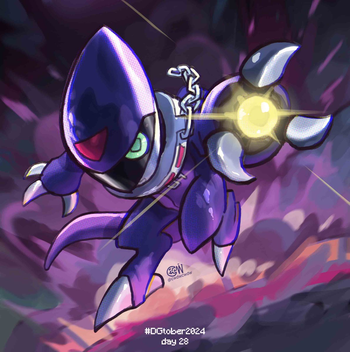 28 Vemmon #DGtober2024 #Digimon #デジモン