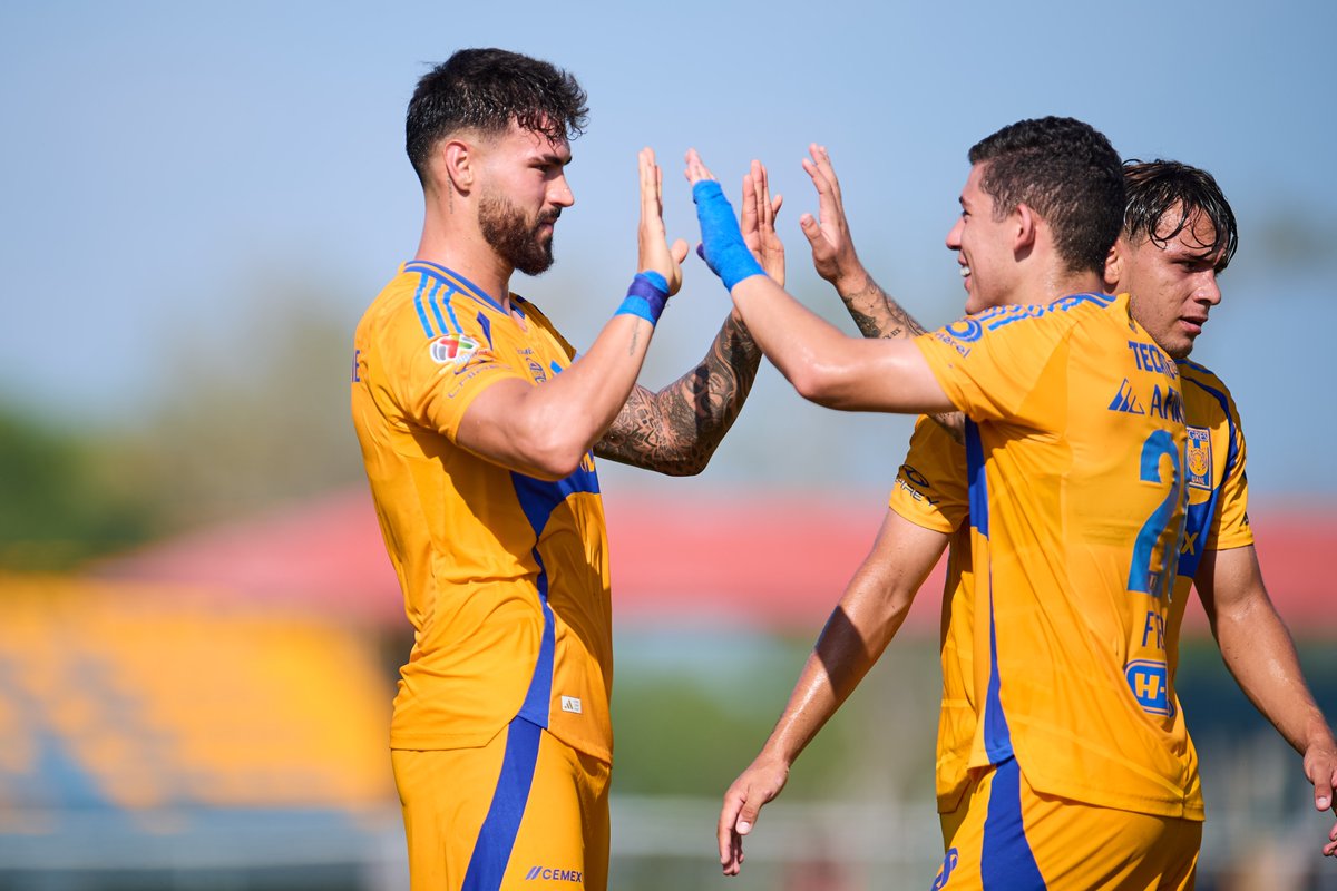 TigresOficial's tweet photo. 💪🏼🐯 ¡Vamos los Tigres! ➕3⃣
 
Tigres 2-1 Pachuca ✅
Tigres Sub 23 4-0 Pachuca ✅
Tigres Sub 19 2-0 Pachuca ✅ https://t.co/o5zosfA1nH