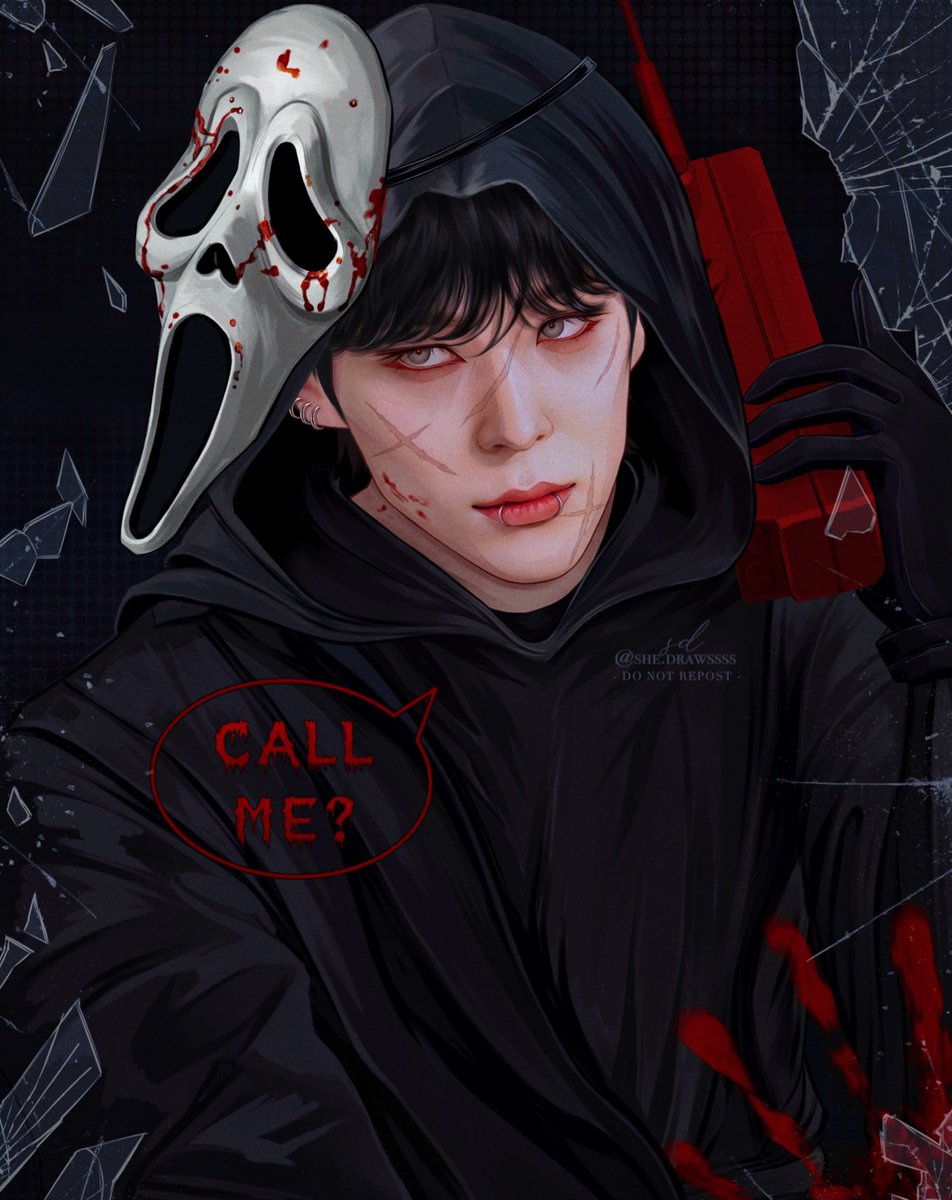 SDrawssss's tweet photo. ghostface mingi and yunho 

#ATEEZ #ATEEZfanart #MINGI #YUNHO @ATEEZofficial https://t.co/OA0yHZAYRs