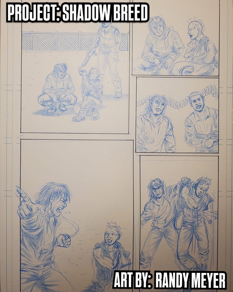Randy hard at work with new AMAZING pages of PROJECT: SHADOW BREED. #projectshadowbreed  #amazingactioncomics  #comics #comicart #indiecomics #independentcomics #comicpublisher #independentcomicpublisher #readsomethingamazing