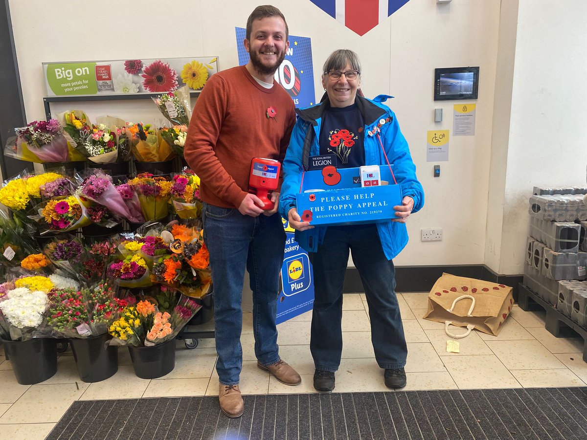It was a pleasure to spend some time volunteering for the Royal British Legion Poppy Appeal. 

I’d highly recommend it if you’ve ever considered getting involved 😊

<a href="/PoppyLegion/">Royal British Legion</a>