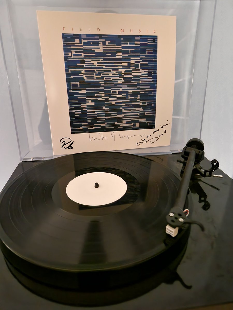 LeapfrogMark's tweet image. Right up there with my favourite album releases this year. #LimitsofLanguage from @fieldmusicmusic is on very regular rotation in Shanahan Towers. #DailyVinyl.