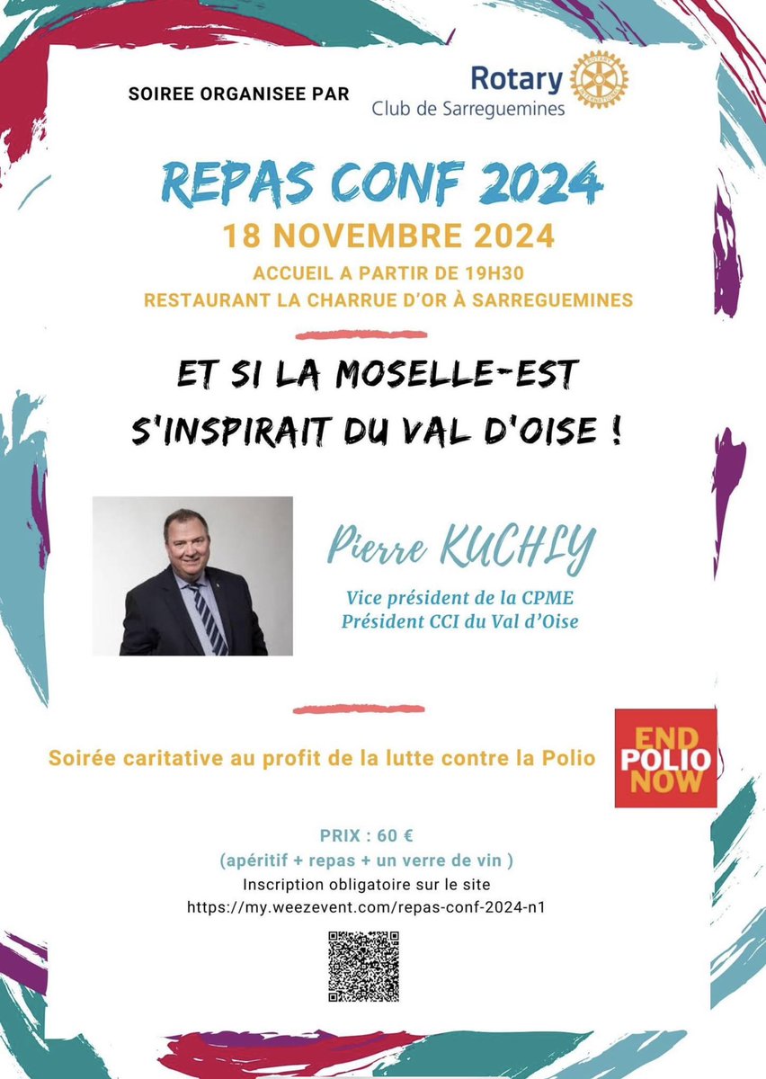 PKuchly57's tweet photo. Un moment spécial pour moi que d’intervenir dans ma ville natale de Sarreguemines à l’initiative du @ #Rotary_Club dont mon père, Gaston KUCHLY, était membre pendant longtemps…

A bientôt 

@CCI_95 @CCI_Moselle @CCI_Paris_IdF @ccifrance @CPME95 #CPME57 @CpmeEst @CPMEnationale https://t.co/ohUW7SUUm4