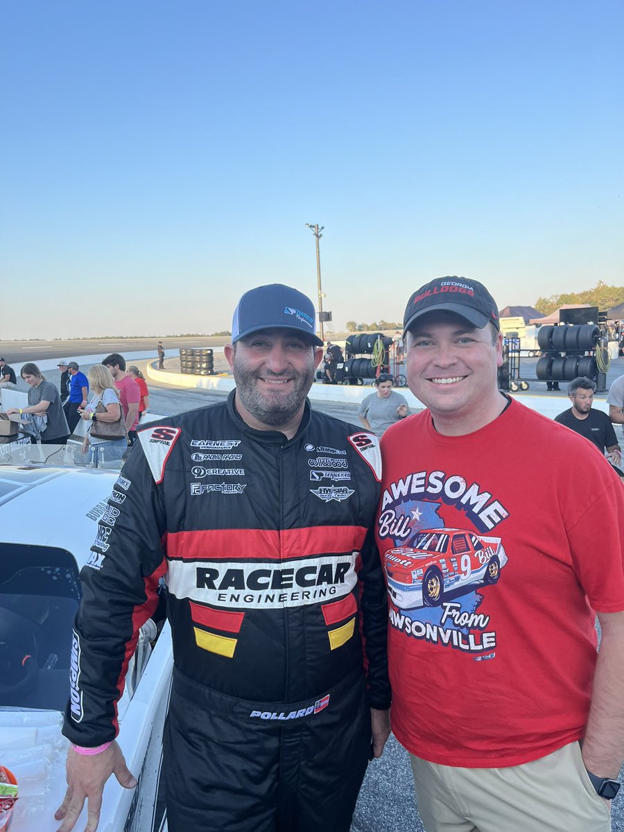Coach_Wilson_RB's tweet photo. Awesome Saturday night at @CordeleSpeedway for the rebirth of the crown jewel of Georgia short track racing with the World Crown 300. Enjoyed every lap and getting to walk the front stretch with a chance to meet @bubbapollard26 https://t.co/BBLhKUtS5J