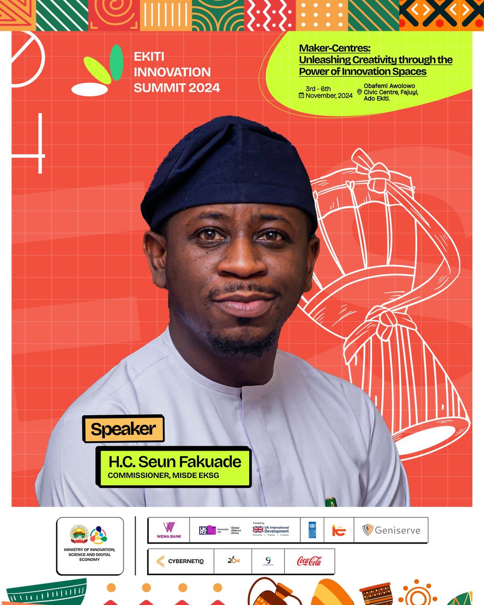 I am pumped and excited! 

Looking forward to welcoming you all at the venue of this history-making event. 

🗓️ Date: 3rd - 6th November, 2024
⏰ Time: 9AM Daily 
📍 Venue: Obafemi Awolowo Civic Centre, Fajuyi, Ado Ekiti