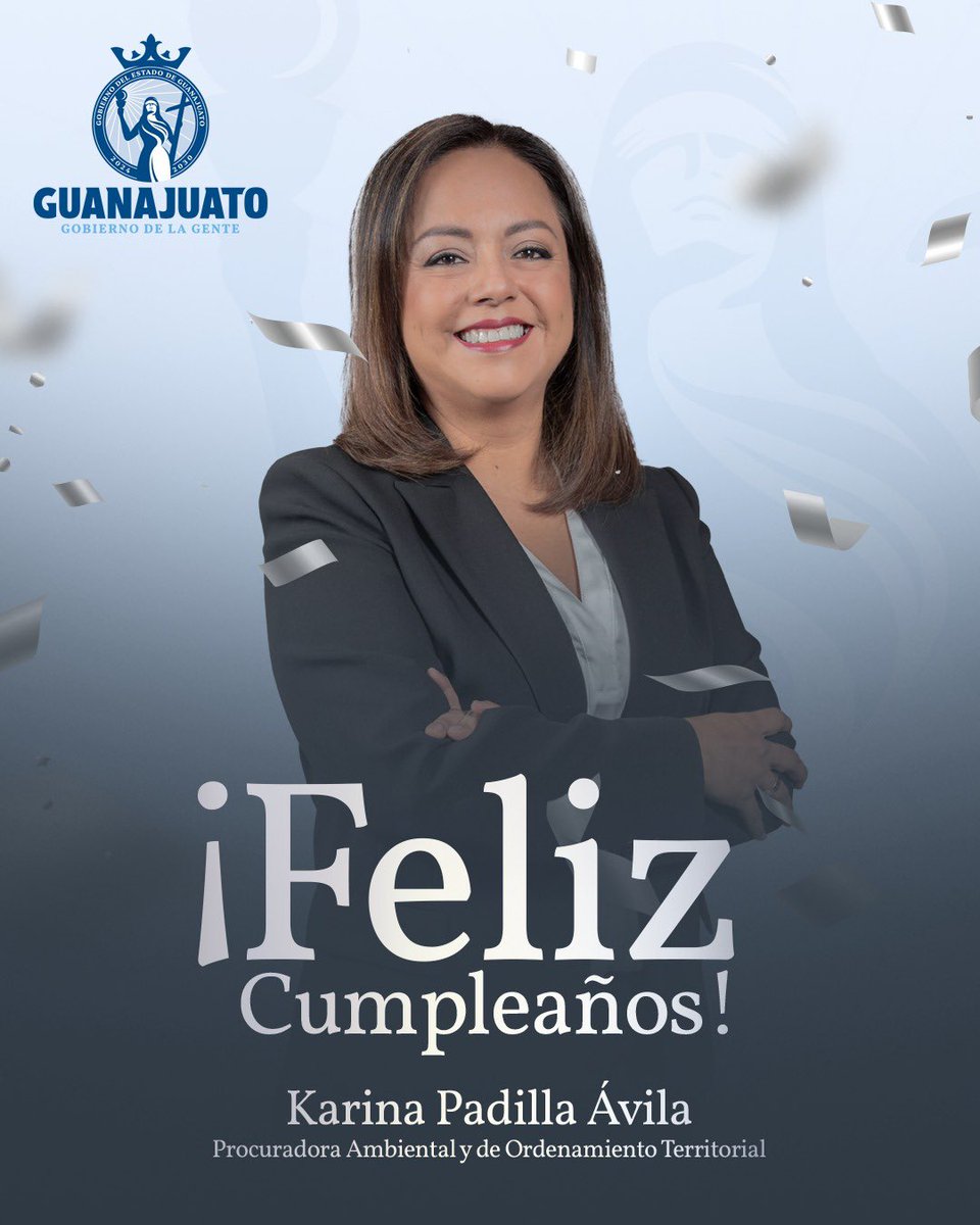gobgente's tweet photo. ¡Feliz cumpleaños @KarinaPadillaA1! Que este nuevo año esté lleno de alegría, salud y nuevos logros. 🎂✨ https://t.co/kAR7xLklkT