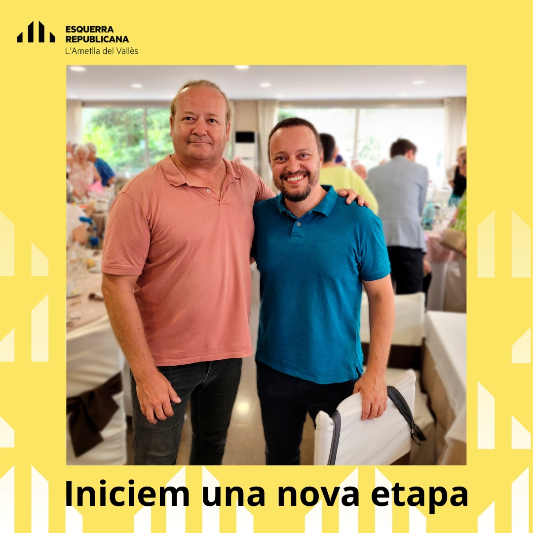 ERCAmetllaV's tweet photo. Agraïm públicament el temps i la passió que el Gus i el Pep han dedicat al poble. Bona sort. Estem orgullosos de poder continuar disposant d'ells a l'equip de treball. És hora de donar la benvinguda a les noves regidores entrants, la Núria i la Paula. Molts encerts, companyes! https://t.co/9fpIlWJaGg