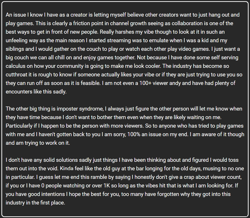 PCSpacegoon's tweet photo. Just some thoughts https://t.co/UlYxY1EfpZ