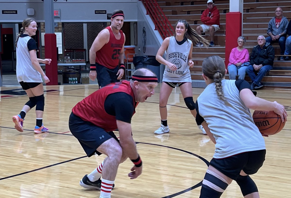 Lady Lion Basketball: Red &amp; Black Scrimmage last night at Memorial Gym.