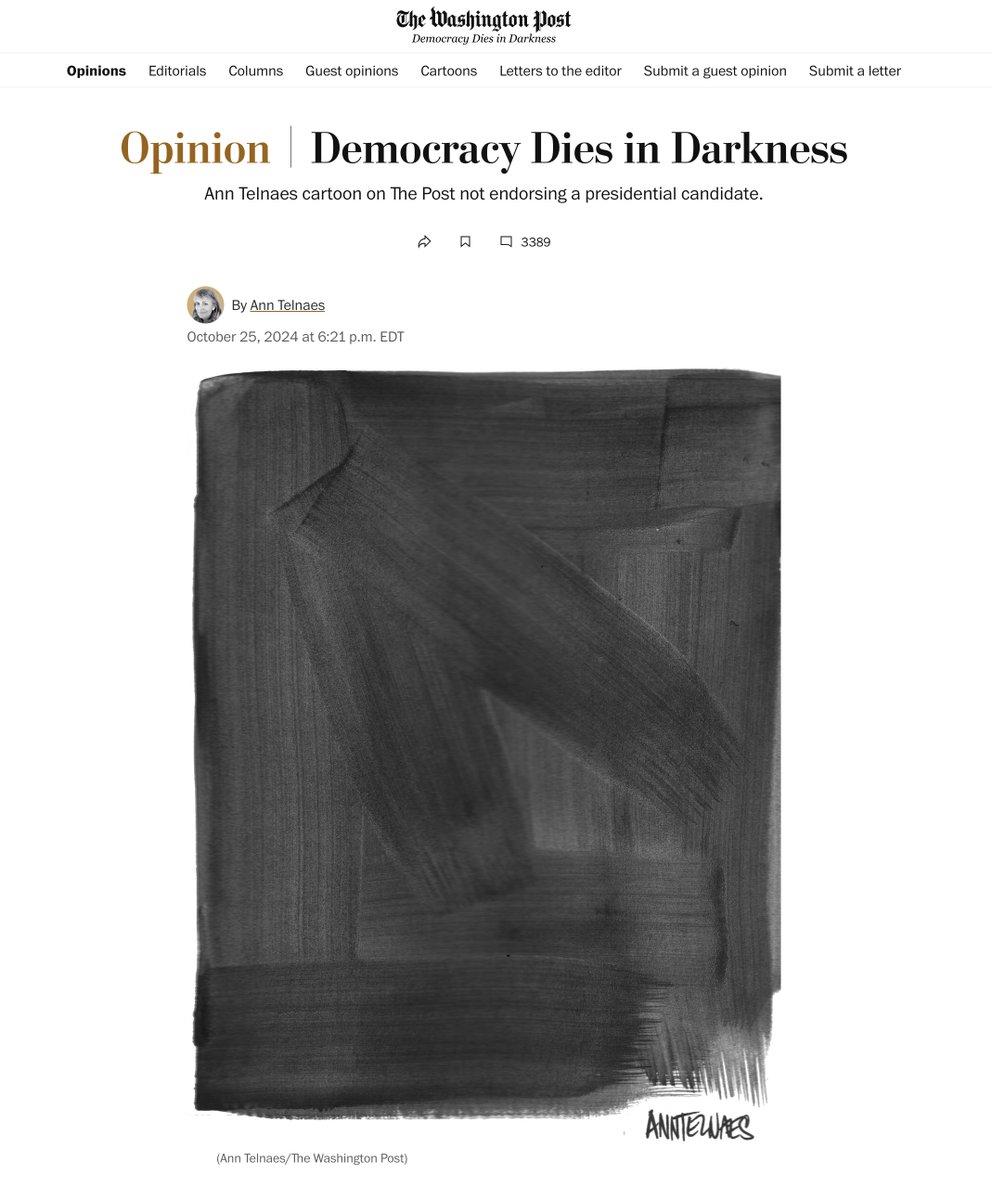 Ann Telnaes has the last word at the Washington Post.