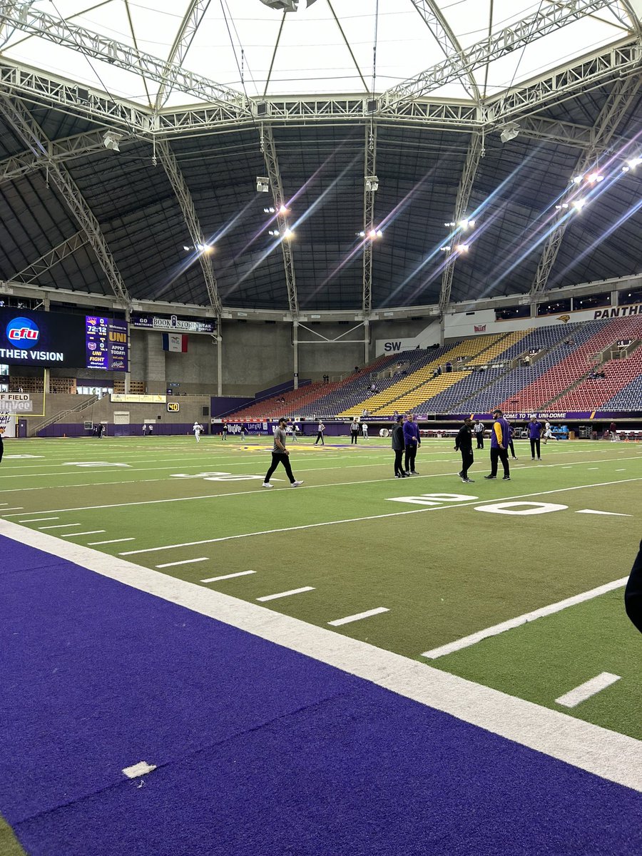 Sean_1319's tweet image. Thank you Northern Iowa for the game day visit experience! @LoganM_CFB @Jflood88 @RecruitTheNook @EDGYTIM