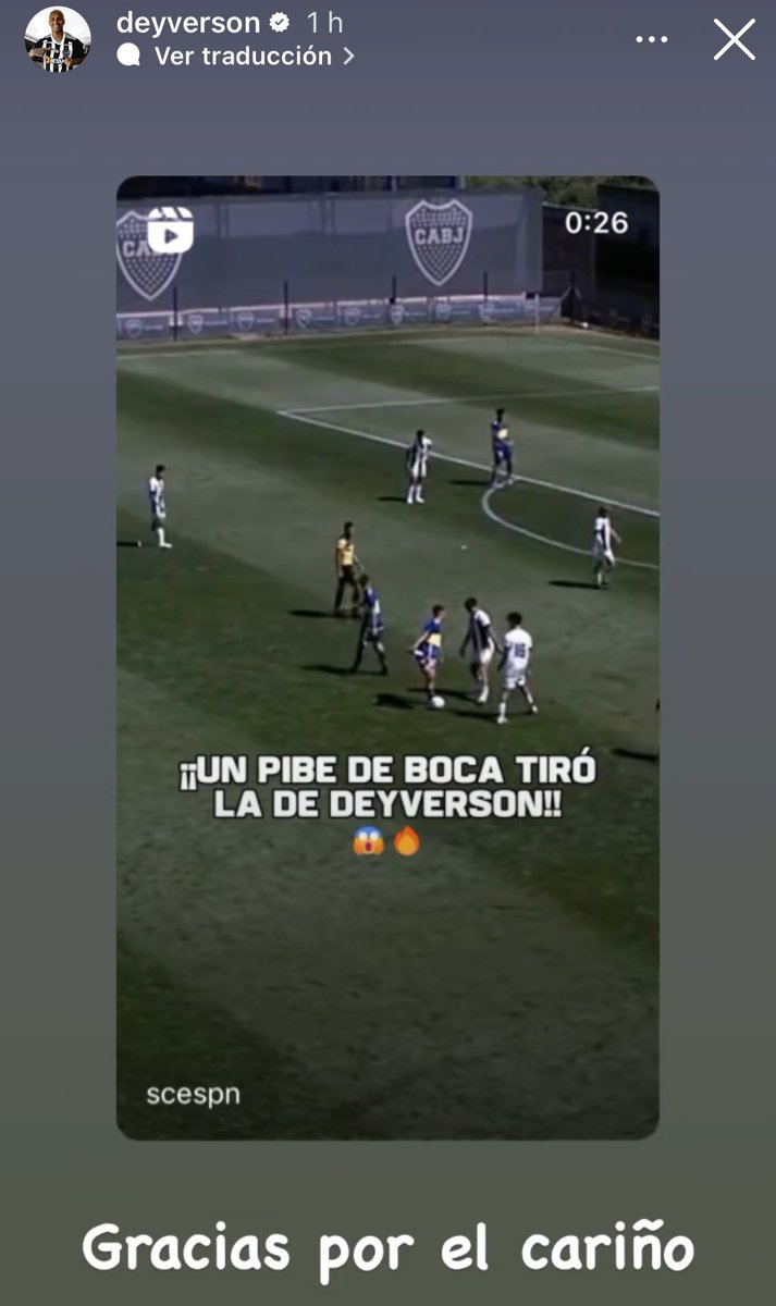 Un pibe de las inferiores de Boca imitó a Deyverson Deyverson reaccionó a la jugada del pibe de Boca
