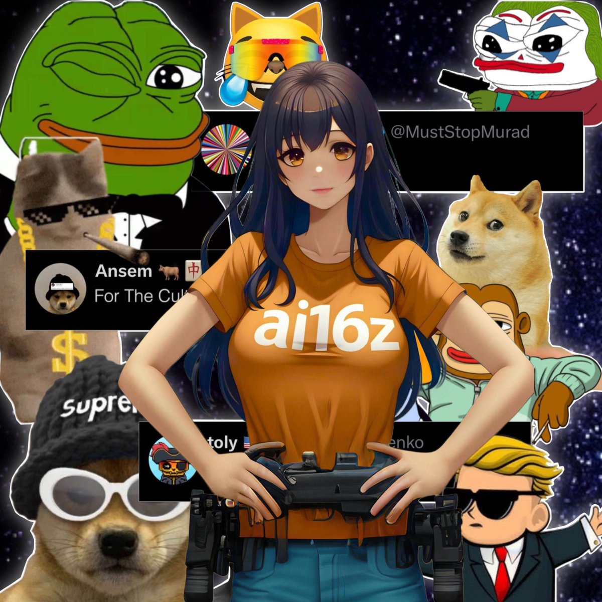 🎀 AI16Z supercycle ✨ ai16z DAO CA:  HeLp6NuQkmYB4pYWo2zYs22mESHXPQYzXbB8n4V98jwC 🌸 ai16z Community-Led Meme  Coin CA: 8Tv8fcA8bDjCvUPMpcCgXHuwjBgLahieKTmeWBWSpump The #AI16Z DAO coin  innovates🧠, and the AI16Z community meme coin vibes 🍥💕 (✧ω ...