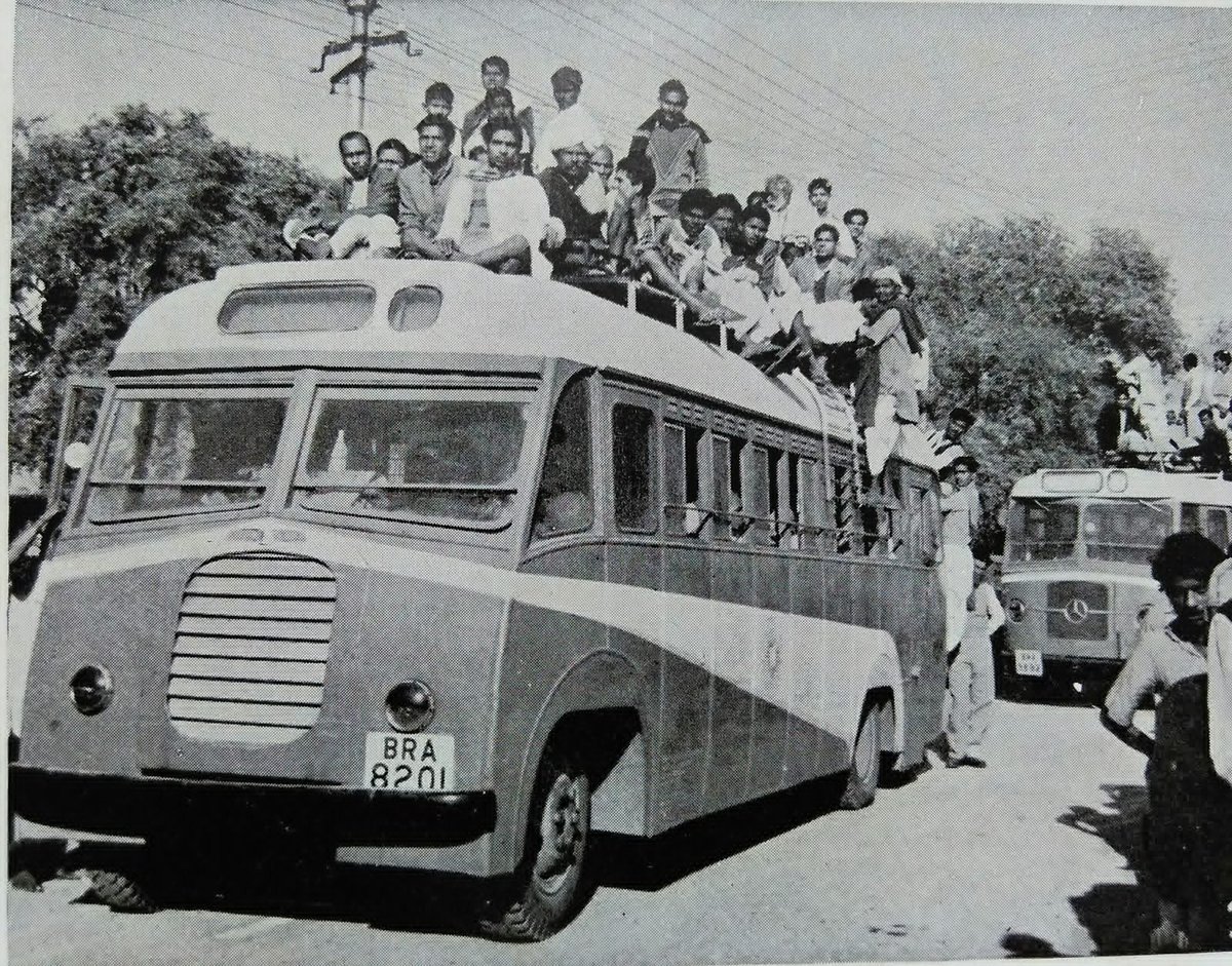 sanjeevsinghx's tweet photo. Tata Motors (then Telco) and Daimler-Benz partnered in 1954 to produce medium commercial vehicles, including passenger buses.

Old city buses in Patna 👇 https://t.co/VRy15KFq5x