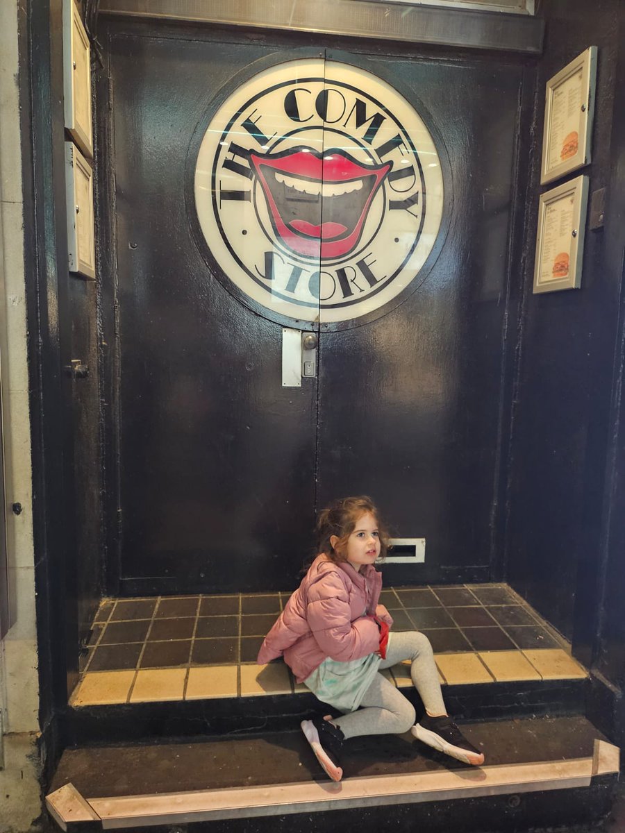 Queueing early. 14 years too early. She'll see #comedystoreplayers at your 53rd anniversary show!